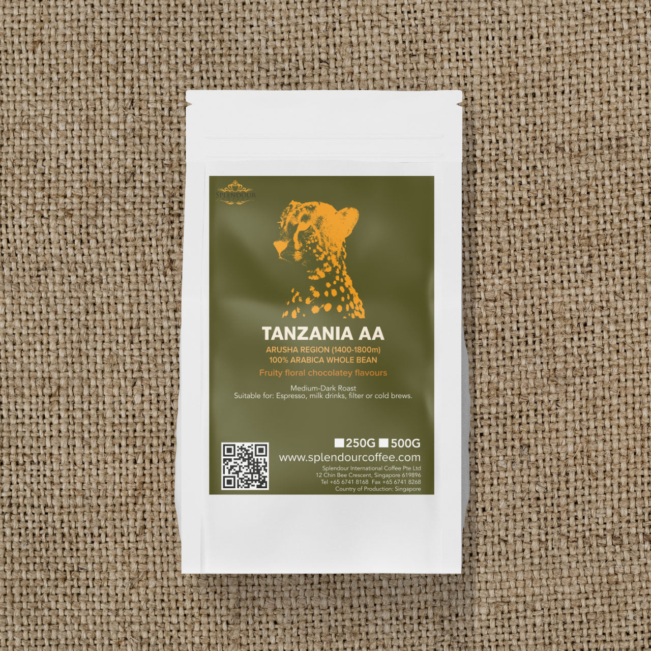 Tanzania AA Roasted Beans 500g